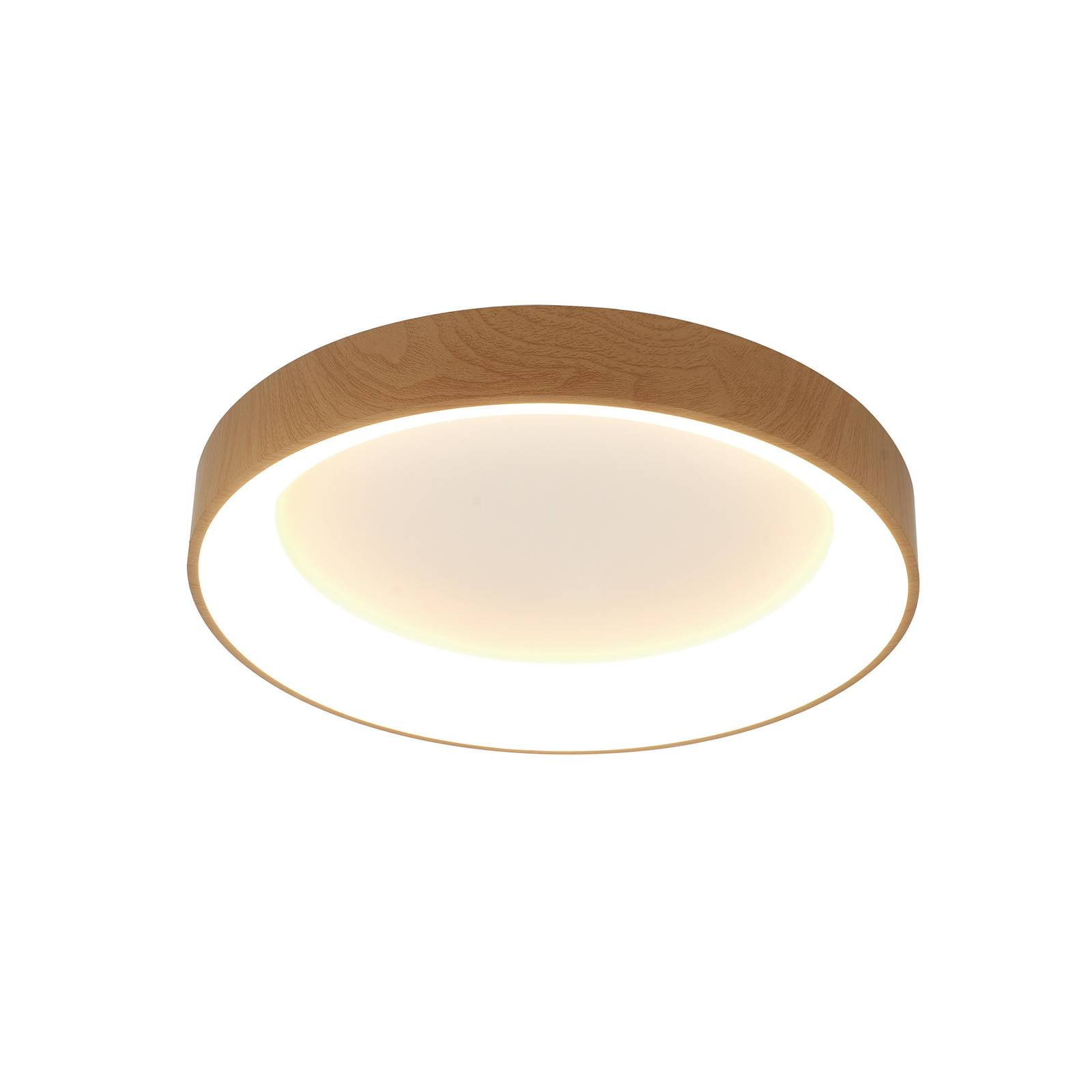 LED-Deckenlampe Niseko II CCT Fernbedienung Ø38cm holzfarben LED-Deckenlampe Niseko II CCT Fernbedienung Ø38cm holzfarben von Mantra Iluminación