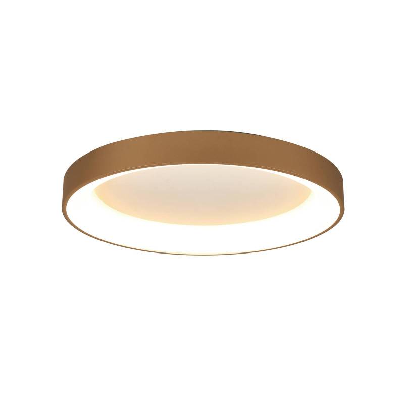 LED-Deckenlampe Niseko II CCT Fernbedienung Ø50cm goldfarben von Mantra Iluminación