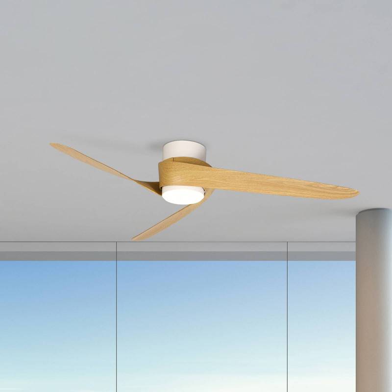 LED-Deckenventilator Groenland, holz, DC leise Ø 122 cm CCT von Mantra Iluminación