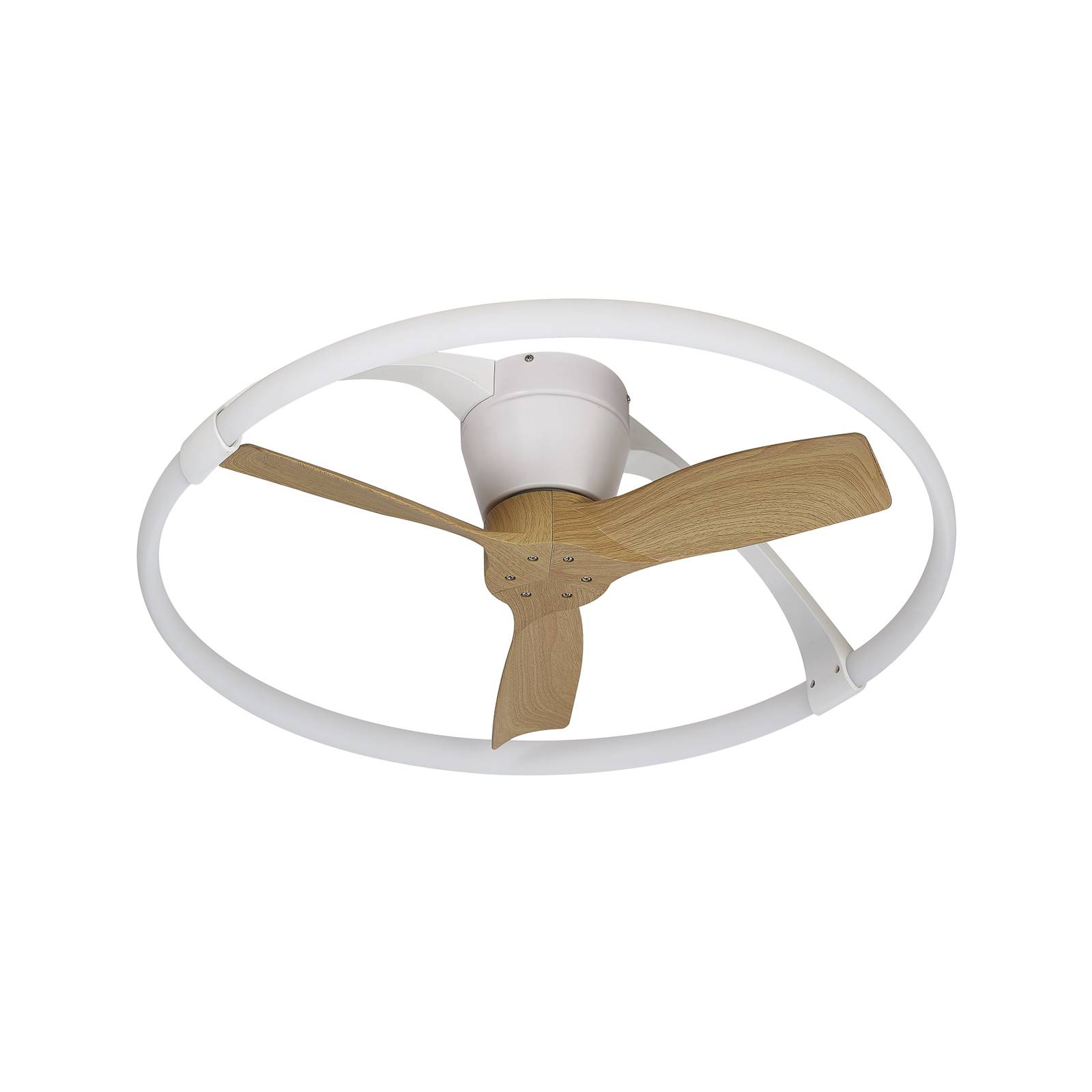 LED-Deckenventilator Nepal Mini, App, weiß/buche LED-Deckenventilator Nepal Mini, App, weiß/buche von Mantra Iluminación