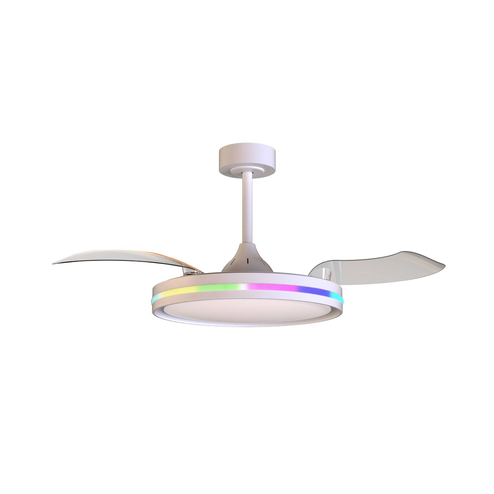 LED-Deckenventilator Rafaga weiß DC leise Ø 106 cm CCT RGB LED-Deckenventilator Rafaga weiß DC leise Ø 106 cm CCT RGB von Mantra Iluminación