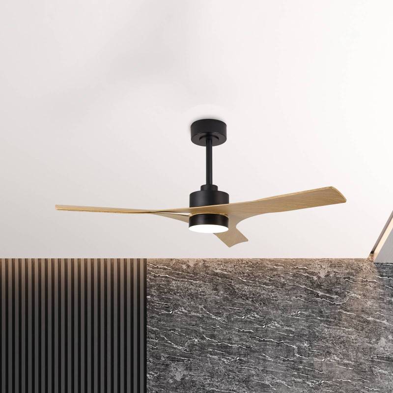 LED-Deckenventilator Thai holz DC-Motor leise Ø 122 cm CCT von Mantra Iluminación