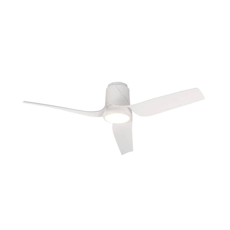 LED-Deckenventilator Ushuaia weiß DC leise Ø 134 cm CCT von Mantra Iluminación