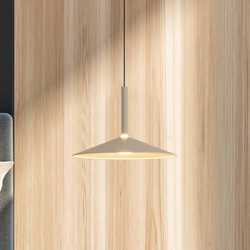 LED-Hängeleuchte Calice, grau, Ø 32 cm, höhenverstellbar von Mantra Iluminación