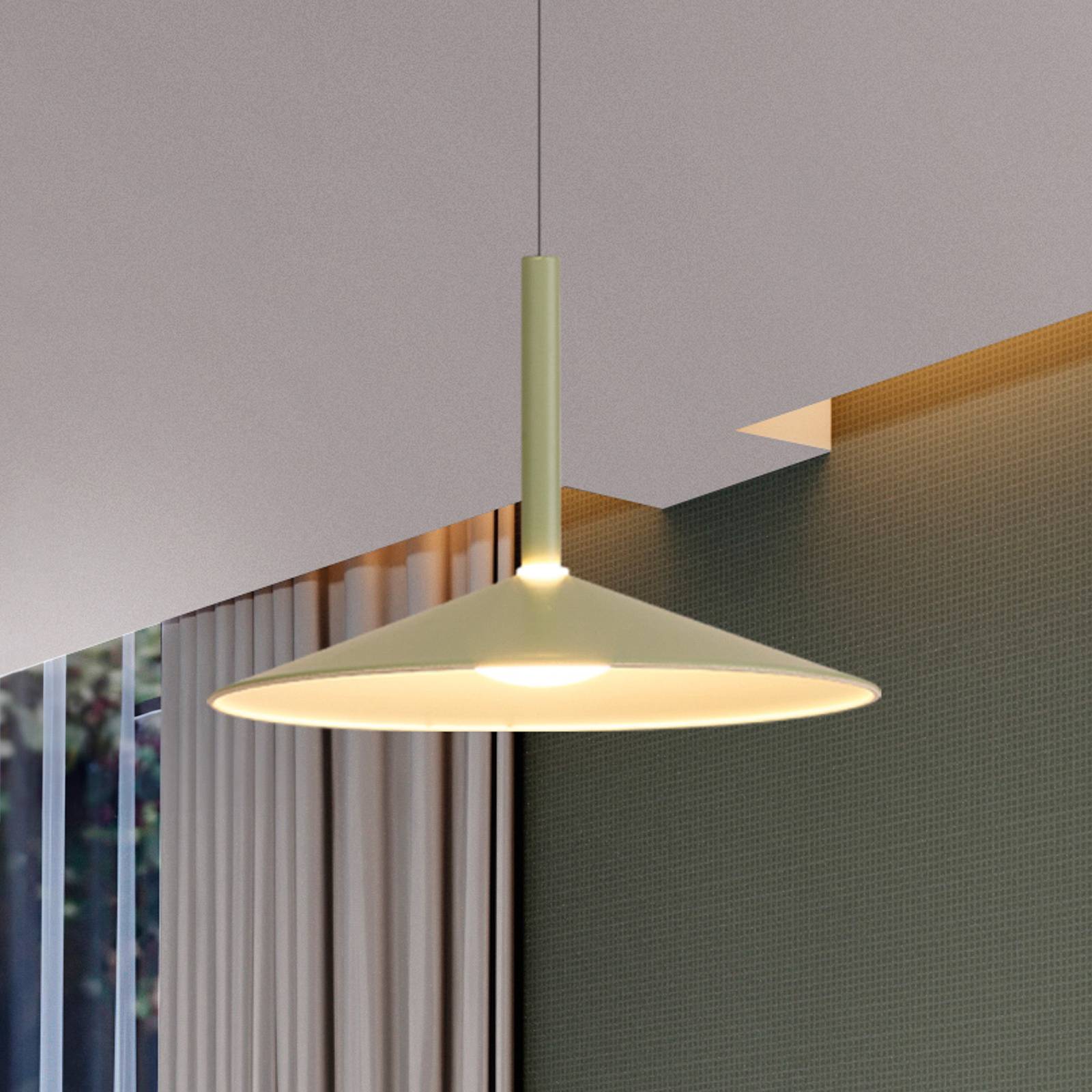 LED-Hängeleuchte Calice, grün, Ø 32 cm, höhenverstellbar LED-Hängeleuchte Calice, grün, Ø 32 cm, höhenverstellbar von Mantra Iluminación