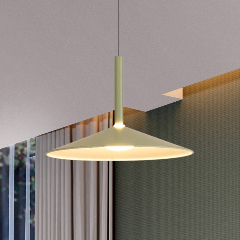 LED-Hängeleuchte Calice, grün, Ø 32 cm, höhenverstellbar von Mantra Iluminación