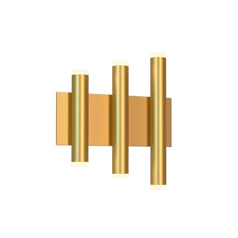 LED-Wandleuchte Cala goldfarben, Aluminium, 6 Lichtaustritte von Mantra Iluminación