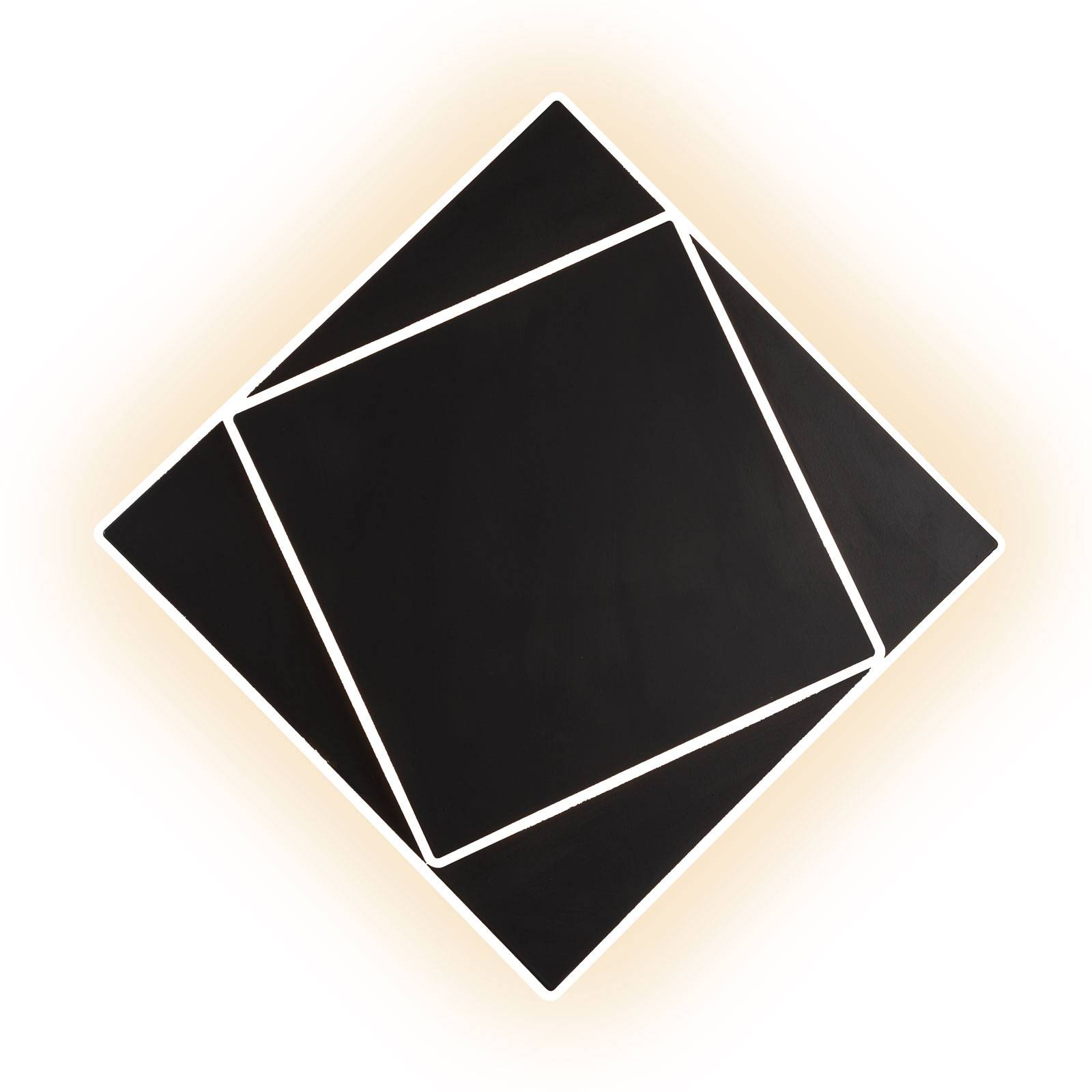 LED-Wandleuchte Dakla, schwarz, 28x28 cm LED-Wandleuchte Dakla, schwarz, 28x28 cm von Mantra Iluminación