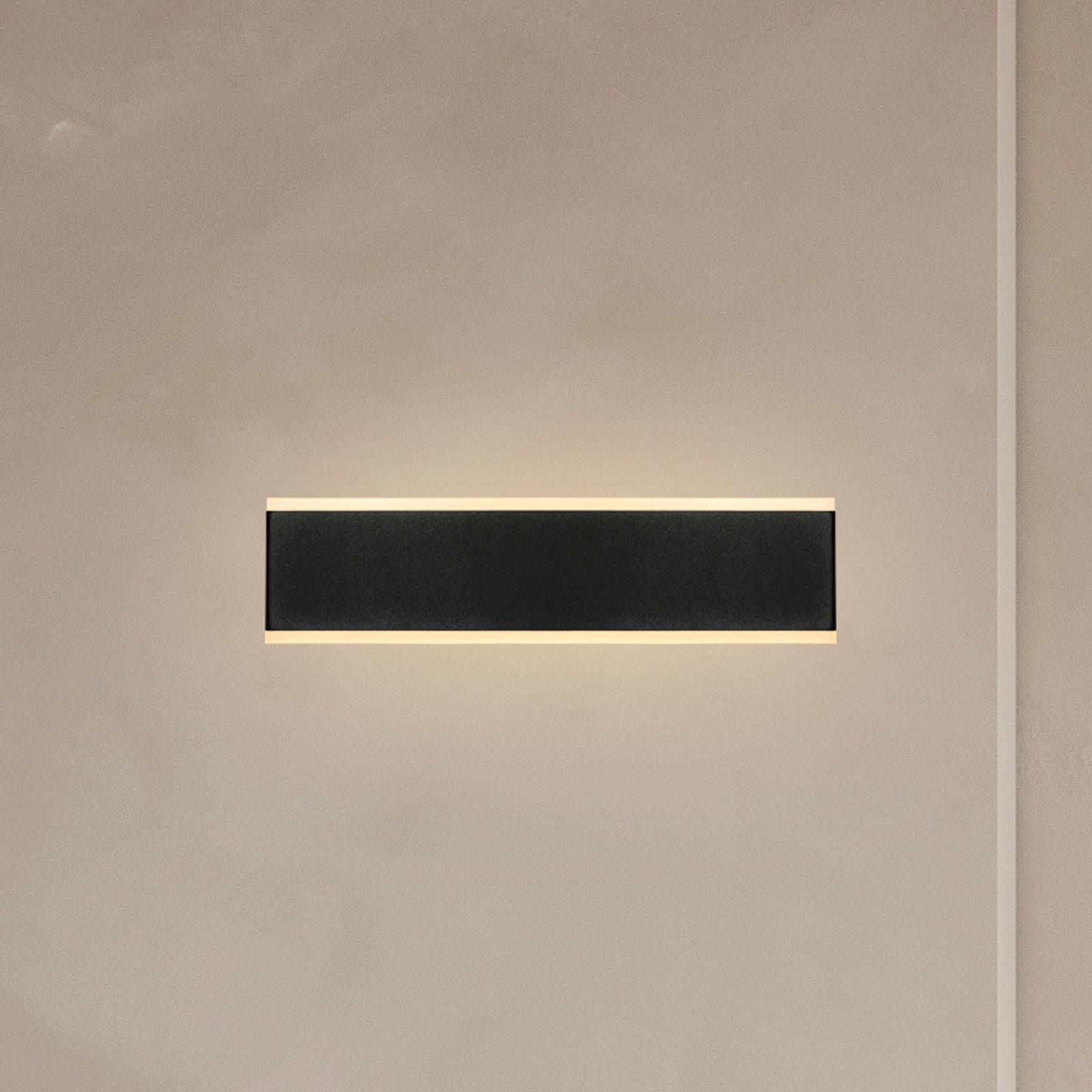 LED-Wandleuchte Nelson, Breite 30,5cm, schwarz, CCT, up/down von Mantra Iluminación