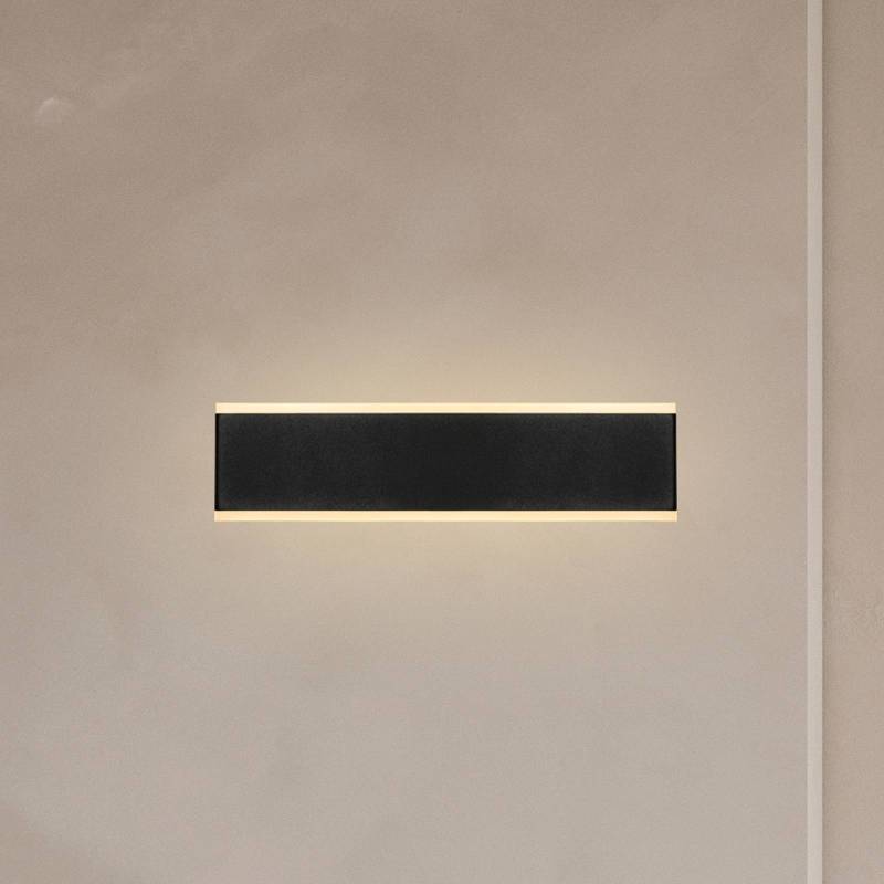 LED-Wandleuchte Nelson, Breite 30,5cm, schwarz, CCT, up/down von Mantra Iluminación