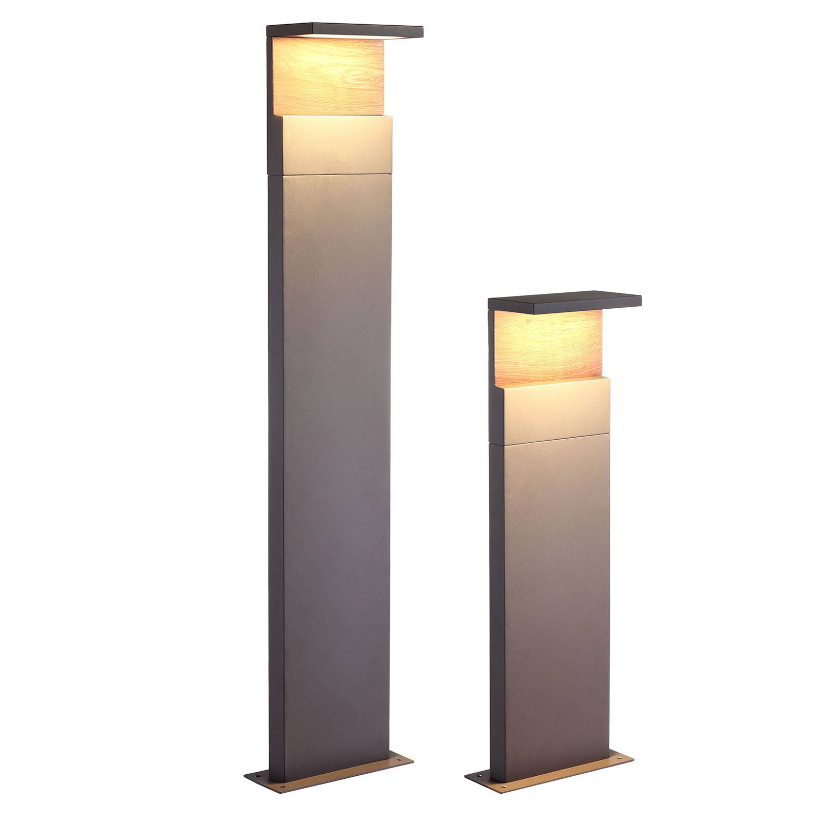 LED-Wegeleuchte Ruka mit Holz-Element, 100 cm LED-Wegeleuchte Ruka mit Holz-Element, 100 cm von Mantra Iluminación