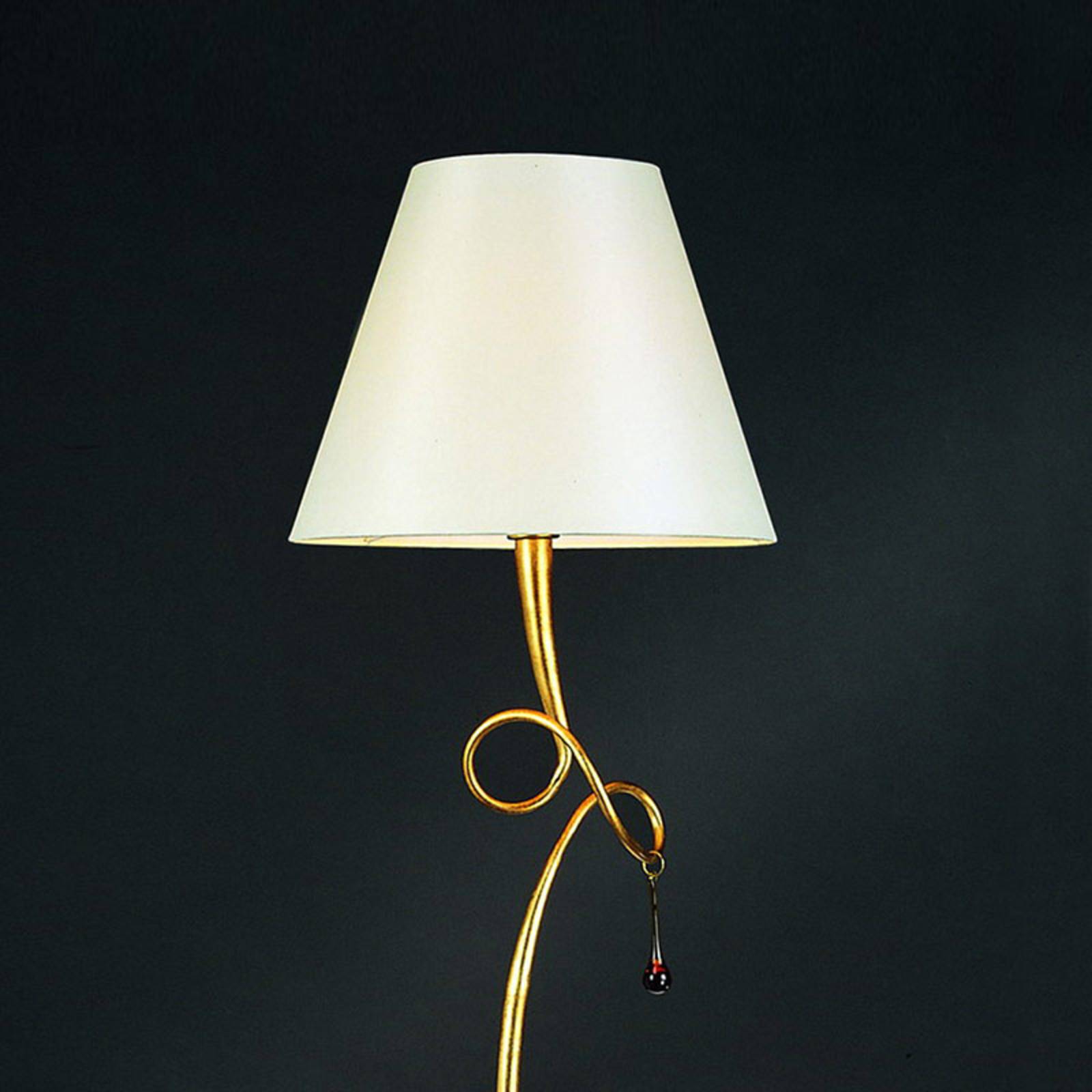 Stehleuchte Paola mit Textilschirm gold Stehleuchte Paola mit Textilschirm gold von Mantra Iluminación