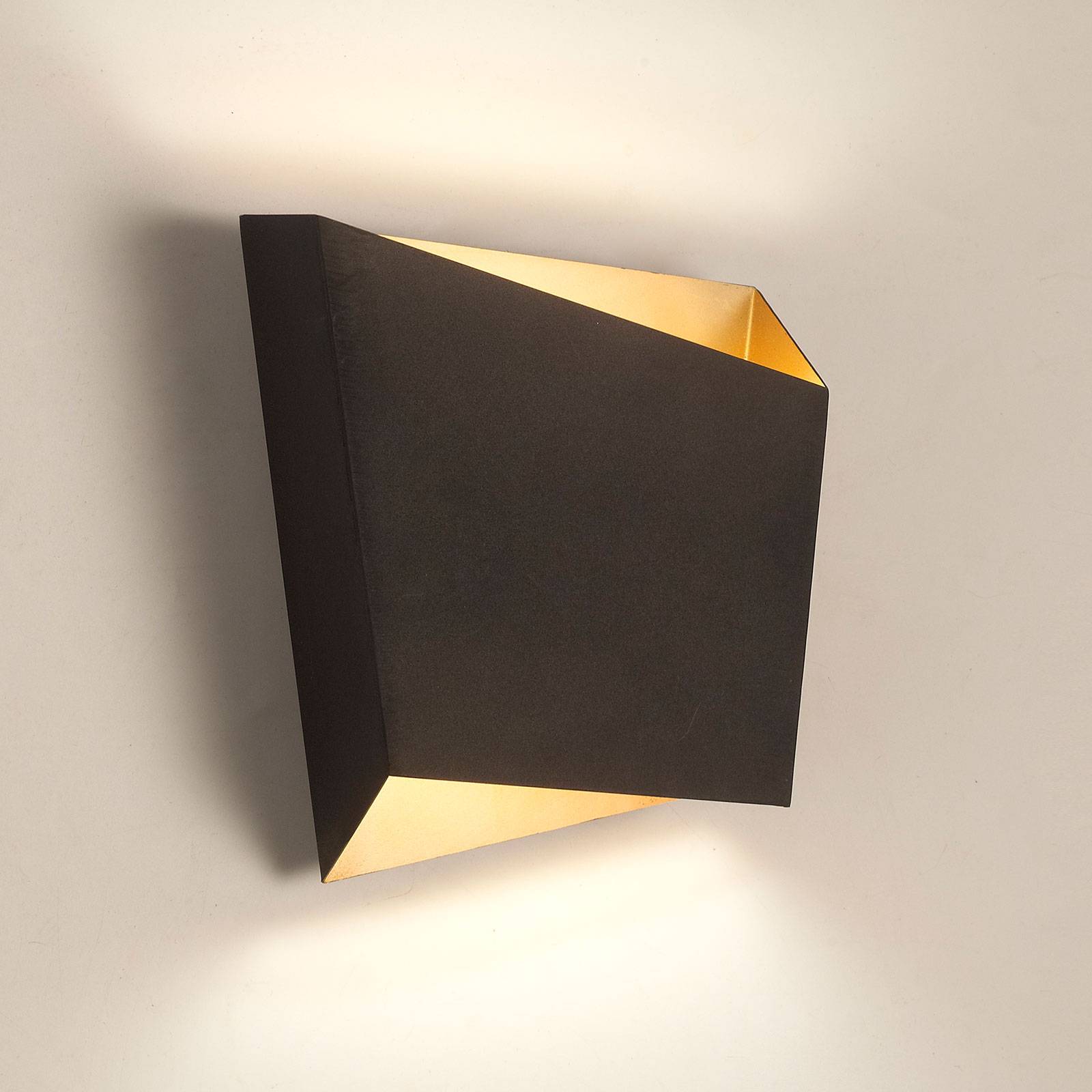 Wandleuchte Asimetric aus Stahl, schwarz Wandleuchte Asimetric aus Stahl, schwarz von Mantra Iluminación