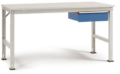 Manuflex AU5705.5012 Komplett-Arbeitstisch Grund UNIVERSAL Standard mit Multiplex-Platte, BxTxH = 20 von Manuflex