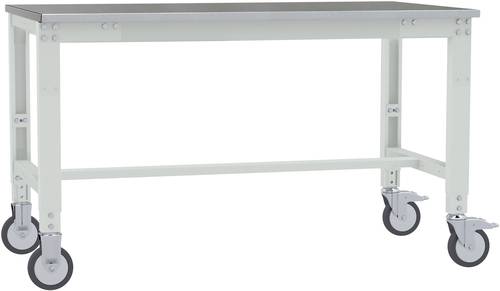 Manuflex AU7414.7035 Arbeitstisch UNIVERSAL Spezial mobil mit Blechbelagplatte, BxTxH = 2000 x 800 x Manuflex AU7414.7035 Arbeitstisch UNIVERSAL Spezial mobil mit Blechbelagplatte, BxTxH = 2000 x 800 x von Manuflex