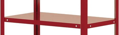Manuflex Etagenboden Stahlblech pulverbeschichtet Traglast (max.): 120 kg Rubin-Rot TT3612.3003 von Manuflex