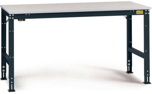 Manuflex LU4026.7016 ESD ESD-Arbeitstisch UNIVERSAL Standard Grundtisch mit Kunststoffplatte, BxTxH von Manuflex