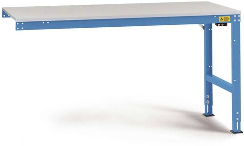 Manuflex LU6086.5012 ESD ESD-Arbeitstisch UNIVERSAL Standard Anbautisch mit Kunststoffplatte, BxTxH von Manuflex