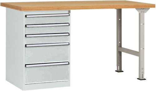 Manuflex WC5116.7035 Werkbanksystem COMBI Modell 7 mit Multiplexplatte, BxTxH = 2000 x 700 x 840mm Manuflex WC5116.7035 Werkbanksystem COMBI Modell 7 mit Multiplexplatte, BxTxH = 2000 x 700 x 840mm von Manuflex