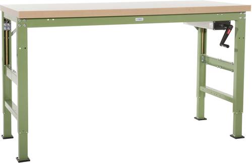 Manuflex WP8039.3003 Grundwerkbank PROFI Ergo K mit Kunstoffplatte, BxTxH = 2000 x 700 x 740-1040mm Manuflex WP8039.3003 Grundwerkbank PROFI Ergo K mit Kunstoffplatte, BxTxH = 2000 x 700 x 740-1040mm von Manuflex