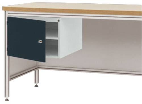 Manuflex ZB4723.7016 Gehäuse-Unterbau für ALU-Arbeitstische, Nutzhöhe 300mm mit Türanschlag link von Manuflex