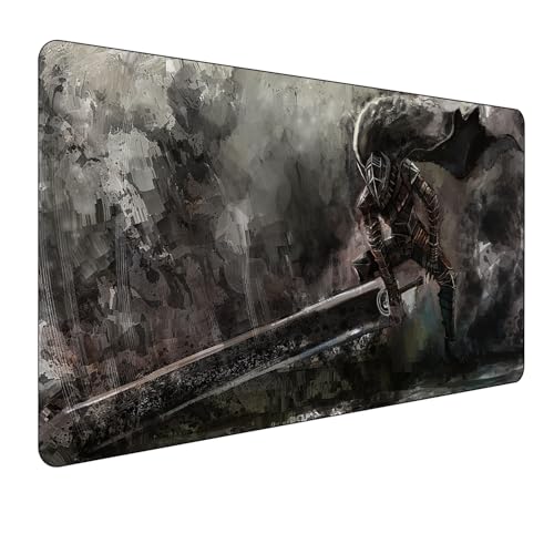 Berserk Guts Anime Mauspad,Gaming Mauspad,Groß Mousepad XXL 900 x 400 mm,Desk Mat,rutschfeste Gummiunterseite genähte Kanten,für PC, Laptop,Großer Erweiterter Schreibtisch Schutz Für Home Office Berserk Guts Anime Mauspad,Gaming Mauspad,Groß Mousepad XXL 900 x 400 mm,Desk Mat,rutschfeste Gummiunterseite genähte Kanten,für PC, Laptop,Großer Erweiterter Schreibtisch Schutz Für Home Office von Manwh