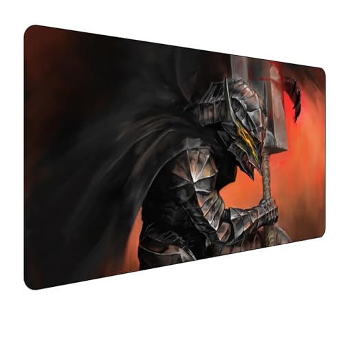 Berserk Guts Anime Mauspad,Gaming Mauspad,Groß Mousepad XXL 900 x 400 mm,Desk Mat,rutschfeste Gummiunterseite genähte Kanten,für PC, Laptop,Großer Erweiterter Schreibtisch Schutz Für Home Office Berserk Guts Anime Mauspad,Gaming Mauspad,Groß Mousepad XXL 900 x 400 mm,Desk Mat,rutschfeste Gummiunterseite genähte Kanten,für PC, Laptop,Großer Erweiterter Schreibtisch Schutz Für Home Office von Manwh