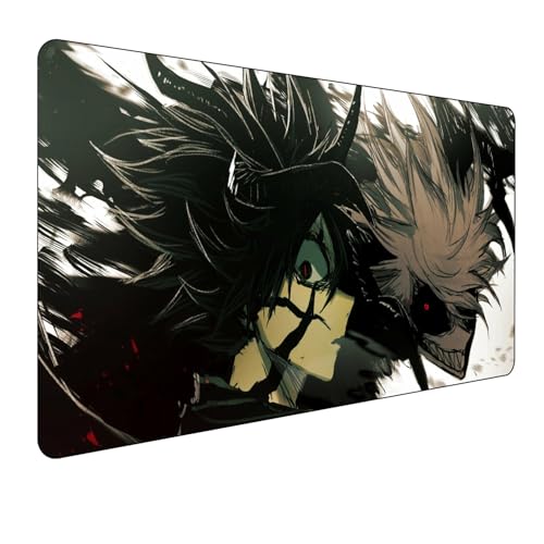 Black Clover Anime Mauspad,Gaming Mauspad,Groß Mousepad XXL 900 x 400 mm,rutschfeste Gummiunterseite genähte Kanten,für PC, Laptop,Großer Erweiterter Schreibtisch Schutz Für Home Office. Black Clover Anime Mauspad,Gaming Mauspad,Groß Mousepad XXL 900 x 400 mm,rutschfeste Gummiunterseite genähte Kanten,für PC, Laptop,Großer Erweiterter Schreibtisch Schutz Für Home Office. von Manwh