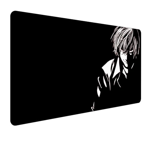 Death Note Anime Mauspad,Gaming Mauspad,Groß Mousepad XXL 900 x 400 mm,Desk Mat,rutschfeste Gummiunterseite genähte Kanten,für PC, Laptop,Großer Erweiterter Schreibtisch Schutz Für Home Office. Death Note Anime Mauspad,Gaming Mauspad,Groß Mousepad XXL 900 x 400 mm,Desk Mat,rutschfeste Gummiunterseite genähte Kanten,für PC, Laptop,Großer Erweiterter Schreibtisch Schutz Für Home Office. von Manwh