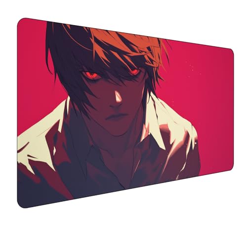 Death Note Anime Mauspad,Gaming Mauspad,Groß Mousepad XXL 900 x 400 mm,rutschfeste Gummiunterseite genähte Kanten,für PC, Laptop,Großer Erweiterter Schreibtisch Schutz Für Home Office Death Note Anime Mauspad,Gaming Mauspad,Groß Mousepad XXL 900 x 400 mm,rutschfeste Gummiunterseite genähte Kanten,für PC, Laptop,Großer Erweiterter Schreibtisch Schutz Für Home Office von Manwh