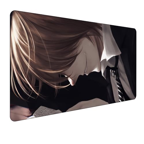 Death Note Anime Mauspad,Gaming Mauspad,Groß Mousepad XXL 900 x 400 mm,rutschfeste Gummiunterseite genähte Kanten,für PC, Laptop,Großer Erweiterter Schreibtisch Schutz Für Home Office Death Note Anime Mauspad,Gaming Mauspad,Groß Mousepad XXL 900 x 400 mm,rutschfeste Gummiunterseite genähte Kanten,für PC, Laptop,Großer Erweiterter Schreibtisch Schutz Für Home Office von Manwh
