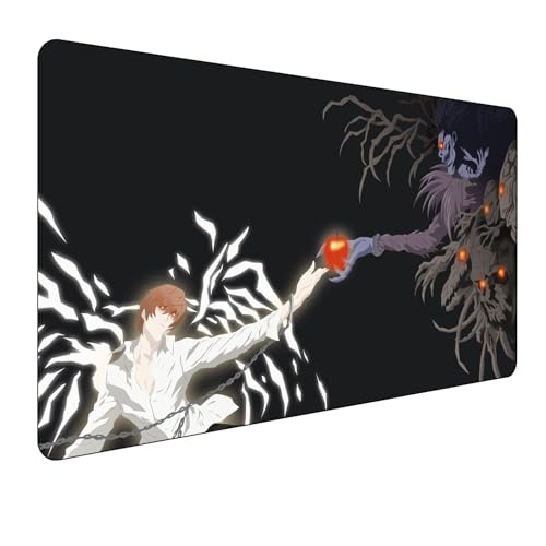 Death Note Anime Mauspad,Gaming Mauspad,Groß Mousepad XXL 900 x 400 mm,rutschfeste Gummiunterseite genähte Kanten,für PC, Laptop,Großer Erweiterter Schreibtisch Schutz Für Home Office. Death Note Anime Mauspad,Gaming Mauspad,Groß Mousepad XXL 900 x 400 mm,rutschfeste Gummiunterseite genähte Kanten,für PC, Laptop,Großer Erweiterter Schreibtisch Schutz Für Home Office. von Manwh
