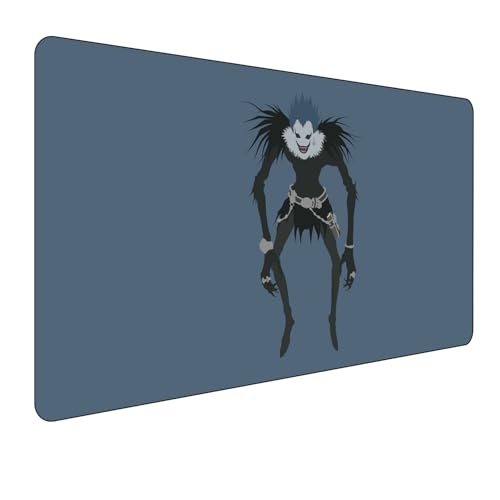 Death Note Anime Mauspad,Ryuk Groß Mousepad XXL 900 x 400 mm,Gaming Mauspad,rutschfeste Gummiunterseite genähte Kanten,für PC,Laptop,Großer Erweiterter Schreibtisch Schutz Für Home Office Death Note Anime Mauspad,Ryuk Groß Mousepad XXL 900 x 400 mm,Gaming Mauspad,rutschfeste Gummiunterseite genähte Kanten,für PC,Laptop,Großer Erweiterter Schreibtisch Schutz Für Home Office von Manwh