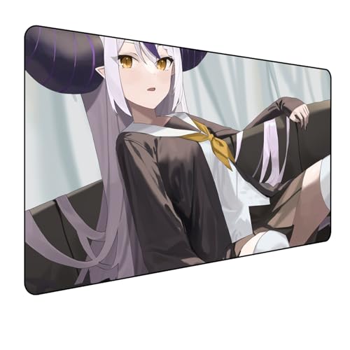 Hololive Laplus Darkness Anime Mauspad,La Darkness Gaming Mauspad,Groß Mousepad XXL 900 x 400 mm,rutschfeste Gummiunterseite genähte Kanten,Großer Erweiterter Schreibtisch Schutz Für Home Office Hololive Laplus Darkness Anime Mauspad,La Darkness Gaming Mauspad,Groß Mousepad XXL 900 x 400 mm,rutschfeste Gummiunterseite genähte Kanten,Großer Erweiterter Schreibtisch Schutz Für Home Office von Manwh