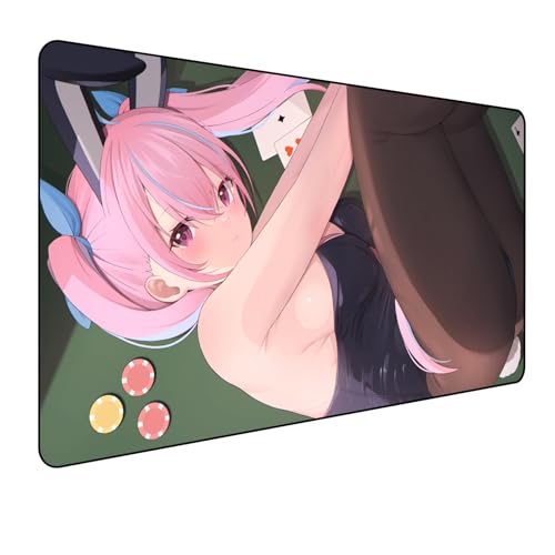 Hololive Mori Calliope Anime Mauspad,Gaming Mauspad,Groß Mousepad XXL 900 x 400 mm,rutschfeste Gummiunterseite genähte Kanten,für PC, Laptop,Großer Erweiterter Schreibtisch Schutz Für Home Office Hololive Mori Calliope Anime Mauspad,Gaming Mauspad,Groß Mousepad XXL 900 x 400 mm,rutschfeste Gummiunterseite genähte Kanten,für PC, Laptop,Großer Erweiterter Schreibtisch Schutz Für Home Office von Manwh