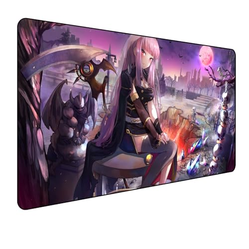Hololive Mori Calliope Anime Mauspad,Gaming Mauspad,Groß Mousepad XXL 900 x 400 mm,rutschfeste Gummiunterseite genähte Kanten,für PC, Laptop,Großer Erweiterter Schreibtisch Schutz Für Home Office Hololive Mori Calliope Anime Mauspad,Gaming Mauspad,Groß Mousepad XXL 900 x 400 mm,rutschfeste Gummiunterseite genähte Kanten,für PC, Laptop,Großer Erweiterter Schreibtisch Schutz Für Home Office von Manwh