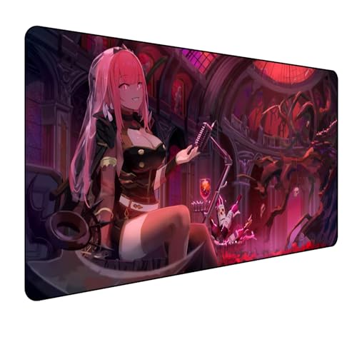 Hololive Mori Calliope Anime Mauspad,Gaming Mauspad,Groß Mousepad XXL 900 x 400 mm,rutschfeste Gummiunterseite genähte Kanten,für PC, Laptop,Großer Erweiterter Schreibtisch Schutz Für Home Office Hololive Mori Calliope Anime Mauspad,Gaming Mauspad,Groß Mousepad XXL 900 x 400 mm,rutschfeste Gummiunterseite genähte Kanten,für PC, Laptop,Großer Erweiterter Schreibtisch Schutz Für Home Office von Manwh