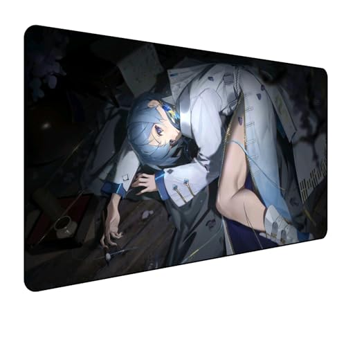 Hololive Suisei Anime Mauspad,Gaming Mauspad,Groß Mousepad XXL 900 x 400 mm,rutschfeste Gummiunterseite genähte Kanten,für PC, Laptop,Desk Mat,Großer Erweiterter Schreibtisch Schutz Für Home Office Hololive Suisei Anime Mauspad,Gaming Mauspad,Groß Mousepad XXL 900 x 400 mm,rutschfeste Gummiunterseite genähte Kanten,für PC, Laptop,Desk Mat,Großer Erweiterter Schreibtisch Schutz Für Home Office von Manwh