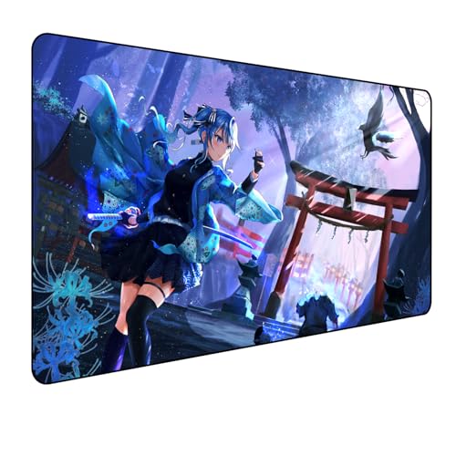 Hololive Suisei Anime Mauspad,Gaming Mauspad,Groß Mousepad XXL 900 x 400 mm,rutschfeste Gummiunterseite genähte Kanten,für PC, Laptop,Desk Mat,Großer Erweiterter Schreibtisch Schutz Für Home Office Hololive Suisei Anime Mauspad,Gaming Mauspad,Groß Mousepad XXL 900 x 400 mm,rutschfeste Gummiunterseite genähte Kanten,für PC, Laptop,Desk Mat,Großer Erweiterter Schreibtisch Schutz Für Home Office von Manwh