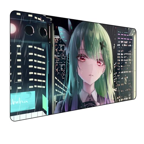 Hololive Uruha Rushia Anime Mauspad,Gaming Mauspad,Groß Mousepad XXL 900 x 400 mm,rutschfeste Gummiunterseite genähte Kanten,für PC, Laptop,Großer Erweiterter Schreibtisch Schutz Für Home Office Hololive Uruha Rushia Anime Mauspad,Gaming Mauspad,Groß Mousepad XXL 900 x 400 mm,rutschfeste Gummiunterseite genähte Kanten,für PC, Laptop,Großer Erweiterter Schreibtisch Schutz Für Home Office von Manwh