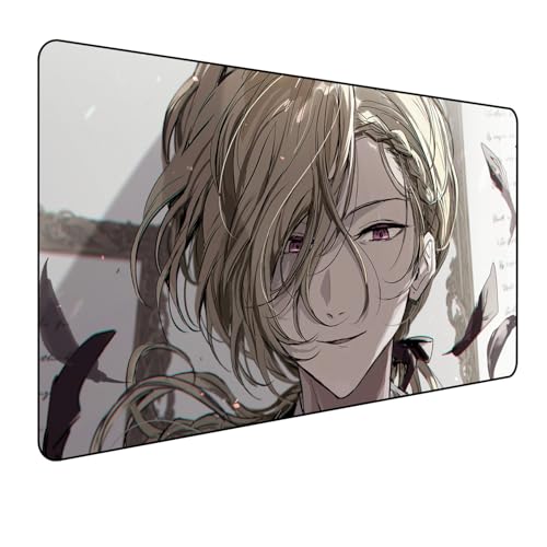 Japan Bungo Stray Dogs Anime Mouse, Gaming-Mauspad, XXL, 900 x 400 mm, großes Mauspad, Vollschreibtisch-Mauspad, rutschfeste Unterseite aus Naturkautschuk, der beste Desktop-Begleiter für Spiele Japan Bungo Stray Dogs Anime Mouse, Gaming-Mauspad, XXL, 900 x 400 mm, großes Mauspad, Vollschreibtisch-Mauspad, rutschfeste Unterseite aus Naturkautschuk, der beste Desktop-Begleiter für Spiele von Manwh