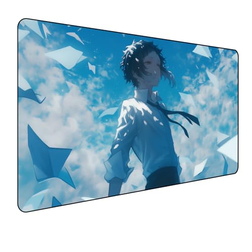 Japan Bungo Stray Dogs Anime Mouse, Gaming-Mauspad, XXL, 900 x 400 mm, großes Mauspad, Vollschreibtisch-Mauspad, rutschfeste Unterseite aus Naturkautschuk, der beste Desktop-Begleiter für Spiele Japan Bungo Stray Dogs Anime Mouse, Gaming-Mauspad, XXL, 900 x 400 mm, großes Mauspad, Vollschreibtisch-Mauspad, rutschfeste Unterseite aus Naturkautschuk, der beste Desktop-Begleiter für Spiele von Manwh