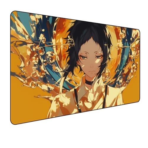 Japan Bungo Stray Dogs Anime Mouse, Gaming-Mauspad, XXL, 900 x 400 mm, großes Mauspad, Vollschreibtisch-Mauspad, rutschfeste Unterseite aus Naturkautschuk, der beste Desktop-Begleiter für Spiele Japan Bungo Stray Dogs Anime Mouse, Gaming-Mauspad, XXL, 900 x 400 mm, großes Mauspad, Vollschreibtisch-Mauspad, rutschfeste Unterseite aus Naturkautschuk, der beste Desktop-Begleiter für Spiele von Manwh