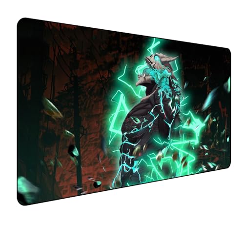 Kaiju No.8 Anime Mauspad,Gaming Mauspad,Groß Mousepad XXL 900 x 400 mm,rutschfeste Gummiunterseite genähte Kanten,für PC, Laptop,Desk Mat,Großer Erweiterter Schreibtisch Schutz Für Home Office Kaiju No.8 Anime Mauspad,Gaming Mauspad,Groß Mousepad XXL 900 x 400 mm,rutschfeste Gummiunterseite genähte Kanten,für PC, Laptop,Desk Mat,Großer Erweiterter Schreibtisch Schutz Für Home Office von Manwh