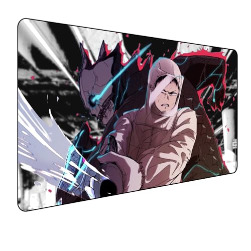 Kaiju No.8 Anime Mauspad,Gaming Mauspad,Groß Mousepad XXL 900 x 400 mm,rutschfeste Gummiunterseite genähte Kanten,für PC, Laptop,Desk Mat,Großer Erweiterter Schreibtisch Schutz Für Home Office Kaiju No.8 Anime Mauspad,Gaming Mauspad,Groß Mousepad XXL 900 x 400 mm,rutschfeste Gummiunterseite genähte Kanten,für PC, Laptop,Desk Mat,Großer Erweiterter Schreibtisch Schutz Für Home Office von Manwh