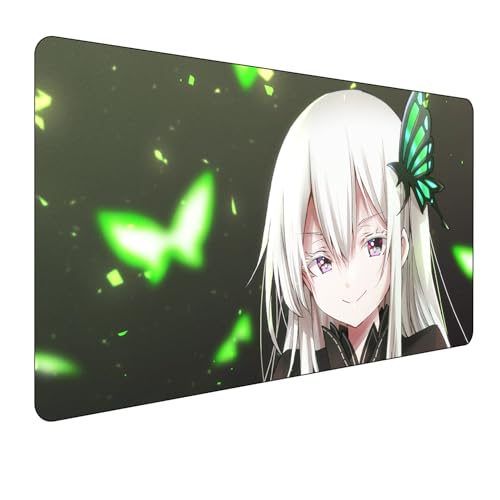 Re:Zero Anime Mauspad,Gaming Mauspad,Groß Mousepad XXL 900 x 400 mm,rutschfeste Gummiunterseite genähte Kanten,für PC, Laptop,Großer Erweiterter Schreibtisch Schutz Für Home Office Re:Zero Anime Mauspad,Gaming Mauspad,Groß Mousepad XXL 900 x 400 mm,rutschfeste Gummiunterseite genähte Kanten,für PC, Laptop,Großer Erweiterter Schreibtisch Schutz Für Home Office von Manwh