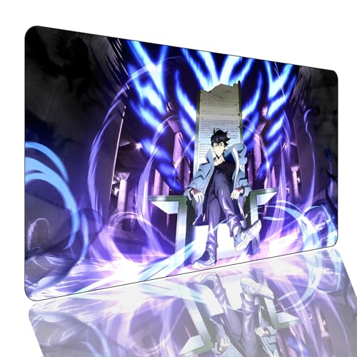 Solo Leveling Anime Mauspad,Gaming Mauspad,Sung Jin-Woo Groß Mousepad XXL 900 x 400 mm,rutschfeste Gummiunterseite genähte Kanten,für PC,Großer Erweiterter Schreibtisch Schutz Für Home Office. Solo Leveling Anime Mauspad,Gaming Mauspad,Sung Jin-Woo Groß Mousepad XXL 900 x 400 mm,rutschfeste Gummiunterseite genähte Kanten,für PC,Großer Erweiterter Schreibtisch Schutz Für Home Office. von Manwh
