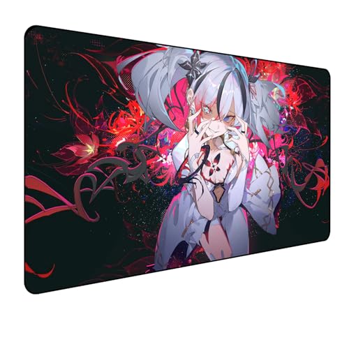 Wuthering Waves Camellya Gaming Mauspad,Groß Mousepad XXL 900 x 400 mm,rutschfeste Gummiunterseite genähte Kanten,für PC, Laptop,Großer Erweiterter Schreibtisch Schutz Für Home Office Wuthering Waves Camellya Gaming Mauspad,Groß Mousepad XXL 900 x 400 mm,rutschfeste Gummiunterseite genähte Kanten,für PC, Laptop,Großer Erweiterter Schreibtisch Schutz Für Home Office von Manwh