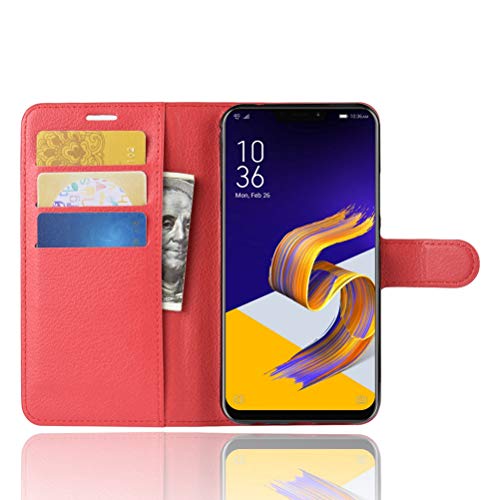 Manyip ASUS Zenfone 5 ZE620KL Hülle, Handyhülle ASUS Zenfone 5 ZE620KL,TPU-Schutzhülle mit [Aufstellfunktion] [Kartenfächern] [Magnetverschluss] Brieftasche Ledertasche für ASUS Zenfone 5 ZE620KL von Manyip