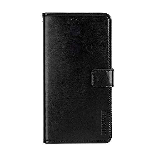 Manyip BlackBerry Key2 Hülle,Handyhülle BlackBerry Key2,TPU-Schutzhülle mit [Aufstellfunktion] [Kartenfächern] [Magnetverschluss] Brieftasche Ledertasche für BlackBerry Key2 von Manyip